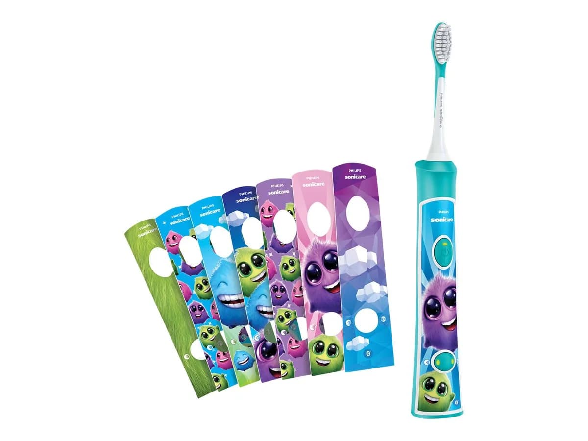 Philips Sonic Electric toothbrush HX6322/04 Rechargeable For kids Number of brush heads included 2 Number of teeth brushing modes 2 Sonic technology Aqua - Image 11