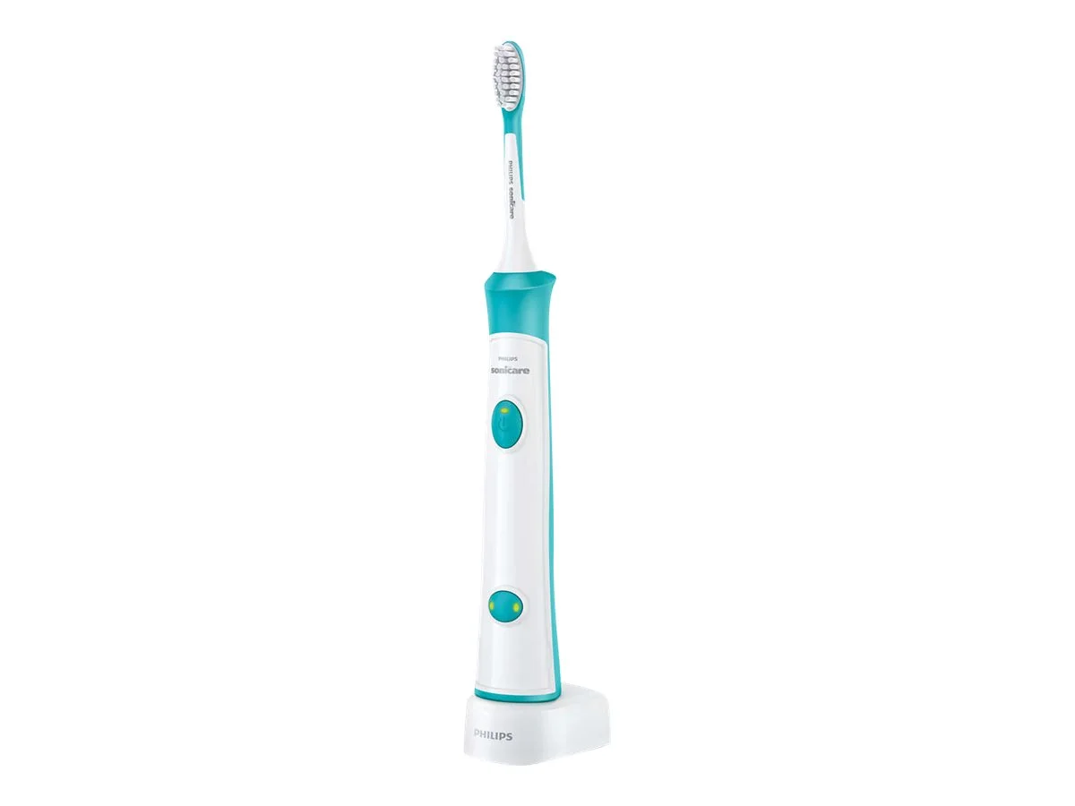 Philips Sonic Electric toothbrush HX6322/04 Rechargeable For kids Number of brush heads included 2 Number of teeth brushing modes 2 Sonic technology Aqua - Image 2