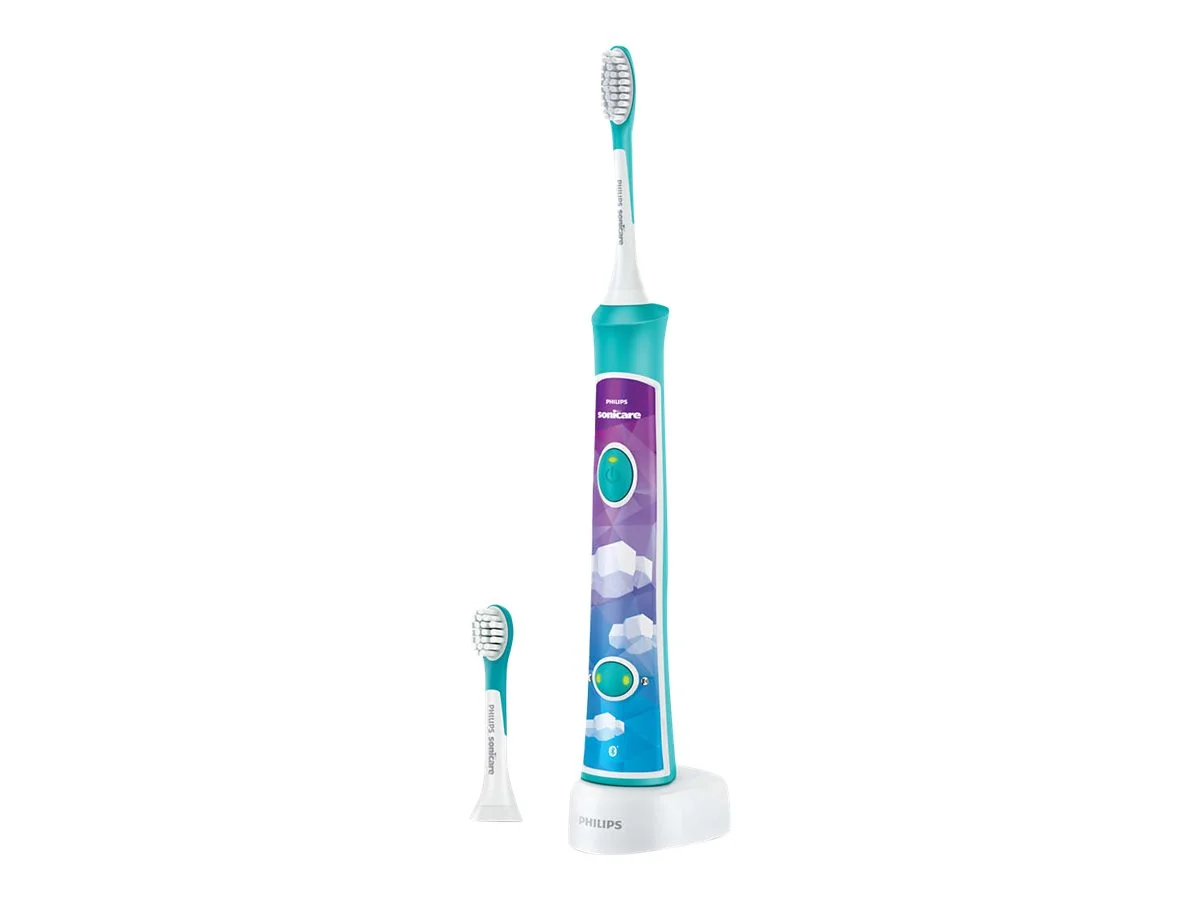 Philips Sonic Electric toothbrush HX6322/04 Rechargeable For kids Number of brush heads included 2 Number of teeth brushing modes 2 Sonic technology Aqua - Image 6