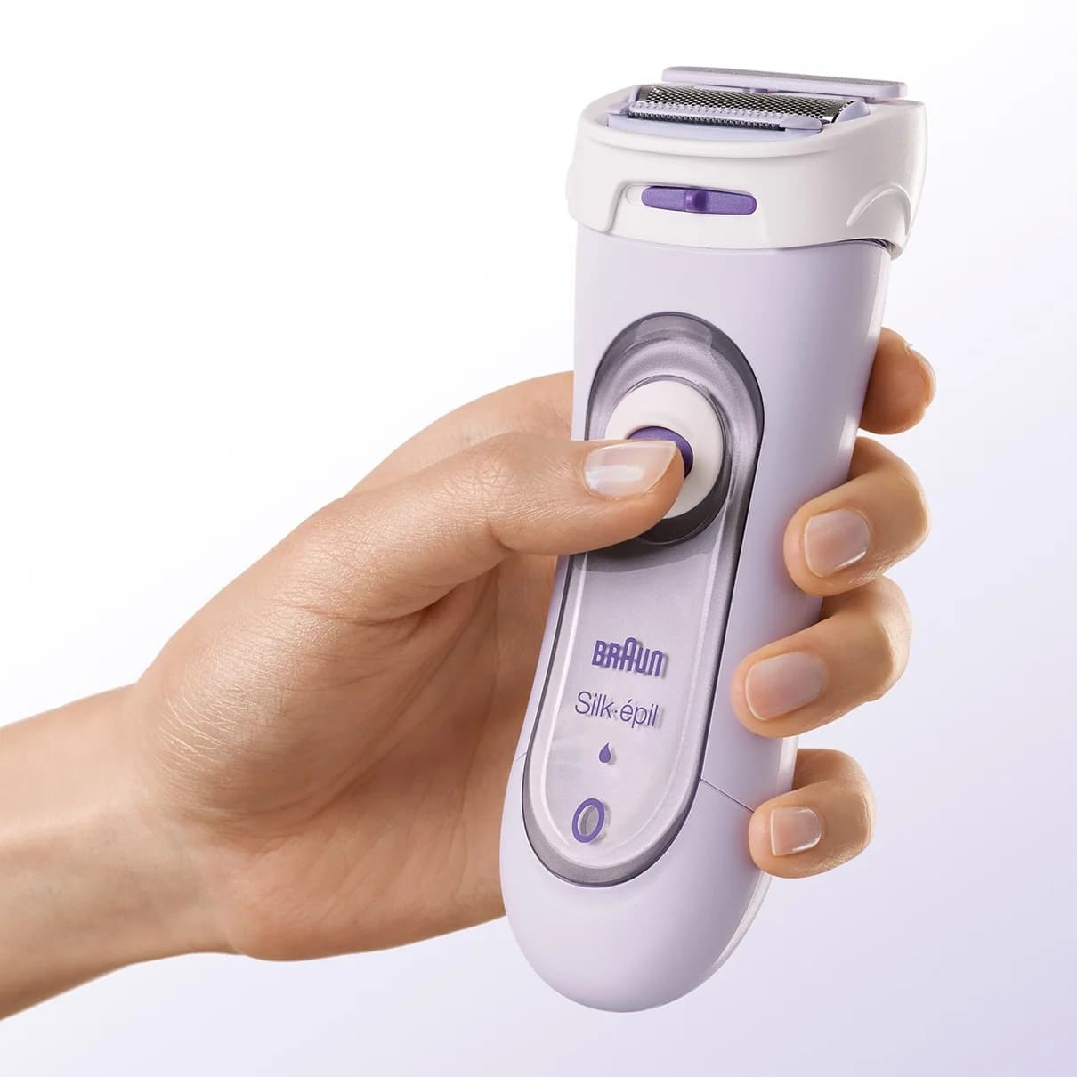 Braun   Epilator   Silk-épil LS5560   Operating time (max) 40 min   Bulb lifetime (flashes) Not applicable   Number of power levels 1   Lilac - Image 4