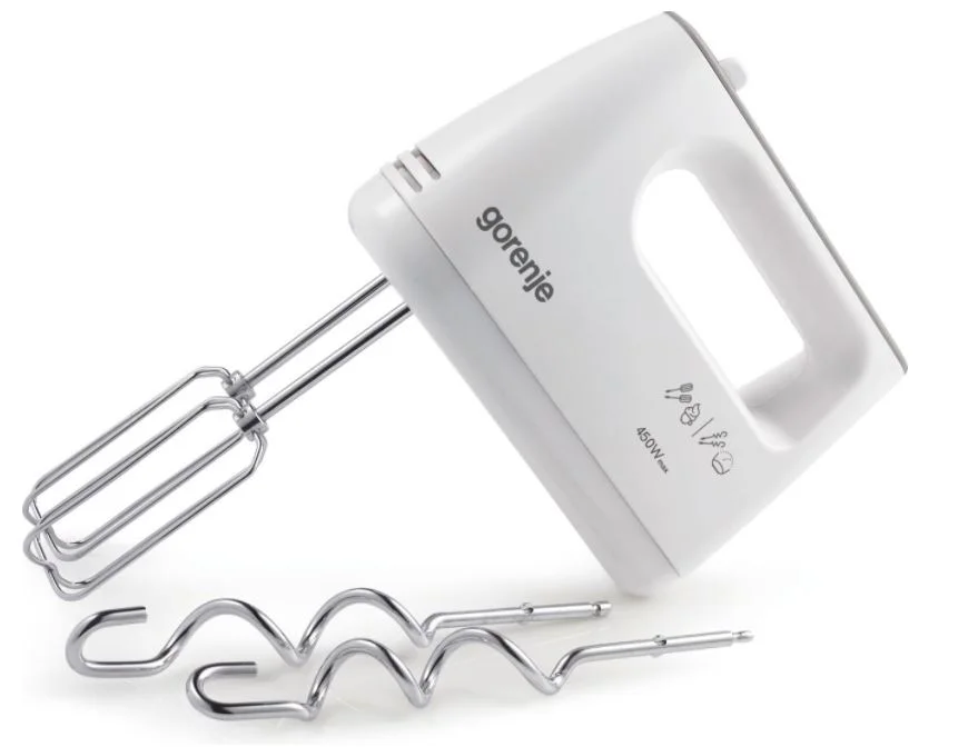 Gorenje Mixer M420CW Hand Mixer 450 W Number of speeds 5 Turbo mode White - Image 2