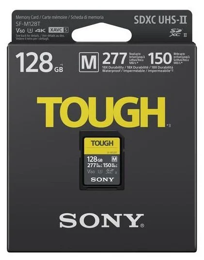 Sony   Tough Memory Card   UHS-II   128 GB   SDXC   Flash memory class 10 - Image 1