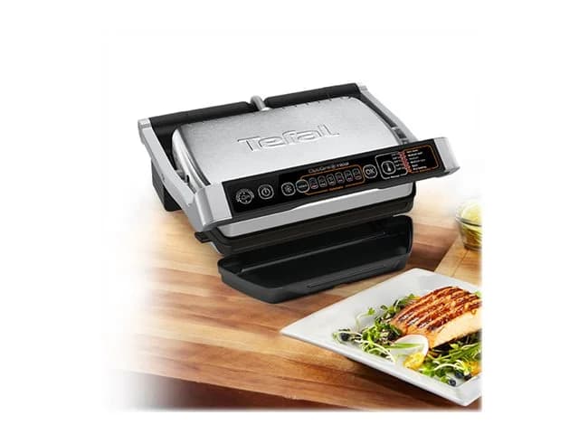 TEFAL OptiGrill Initial GC706D Contact grill 2000 W Black/Stainless steel - Image 8