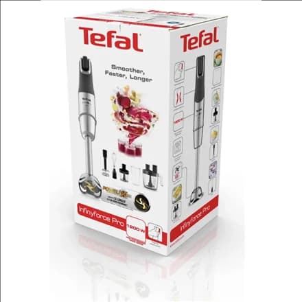 TEFAL Blender Infinity Force Pro 5in1 HB95LD38 Hand Blender 1200 W Number of speeds Variable Black/Stainless steel - Image 4