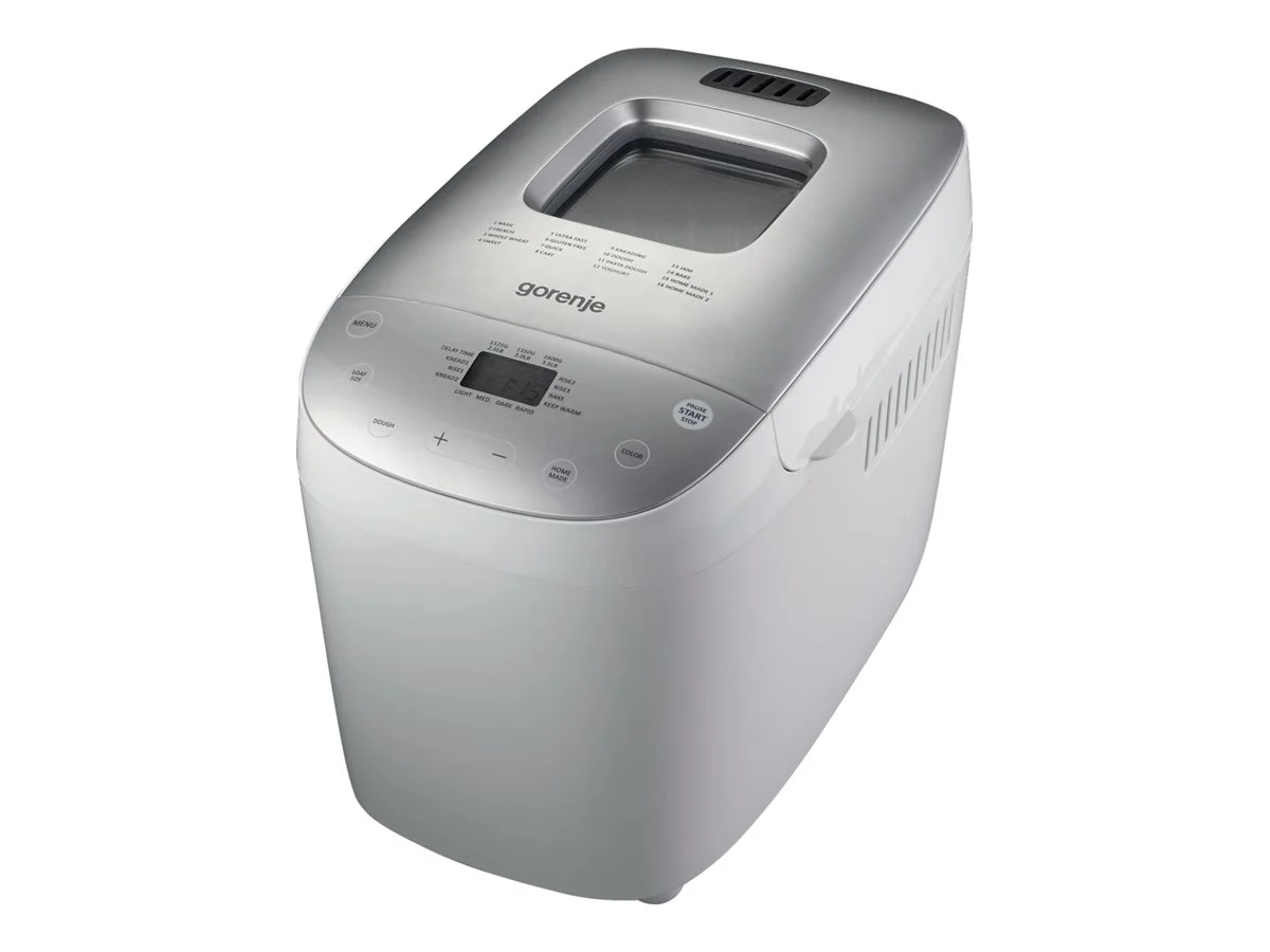 Gorenje   Bread maker   BM1600WG   Power 850 W   Number of programs 16   Display LCD   White/Silver - Image 2