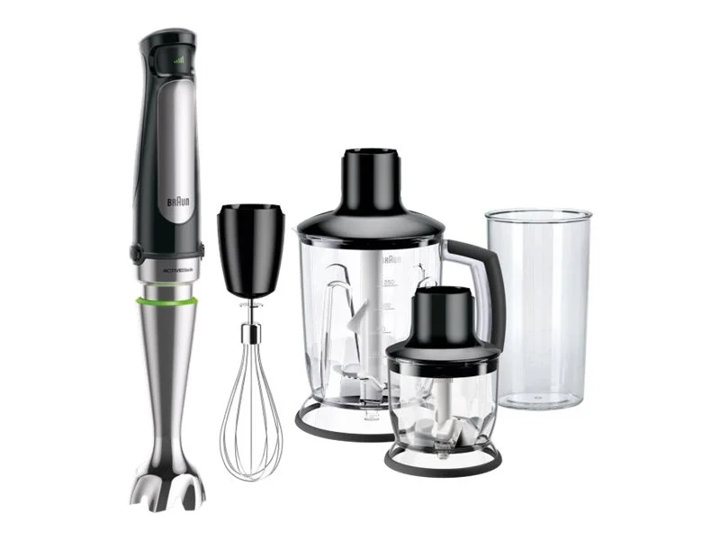 Braun MultiQuick 7 Hand Blender MQ 7045X Hand Blender 1000 W Number of speeds 6 Chopper Black/Stainless steel - Image 2