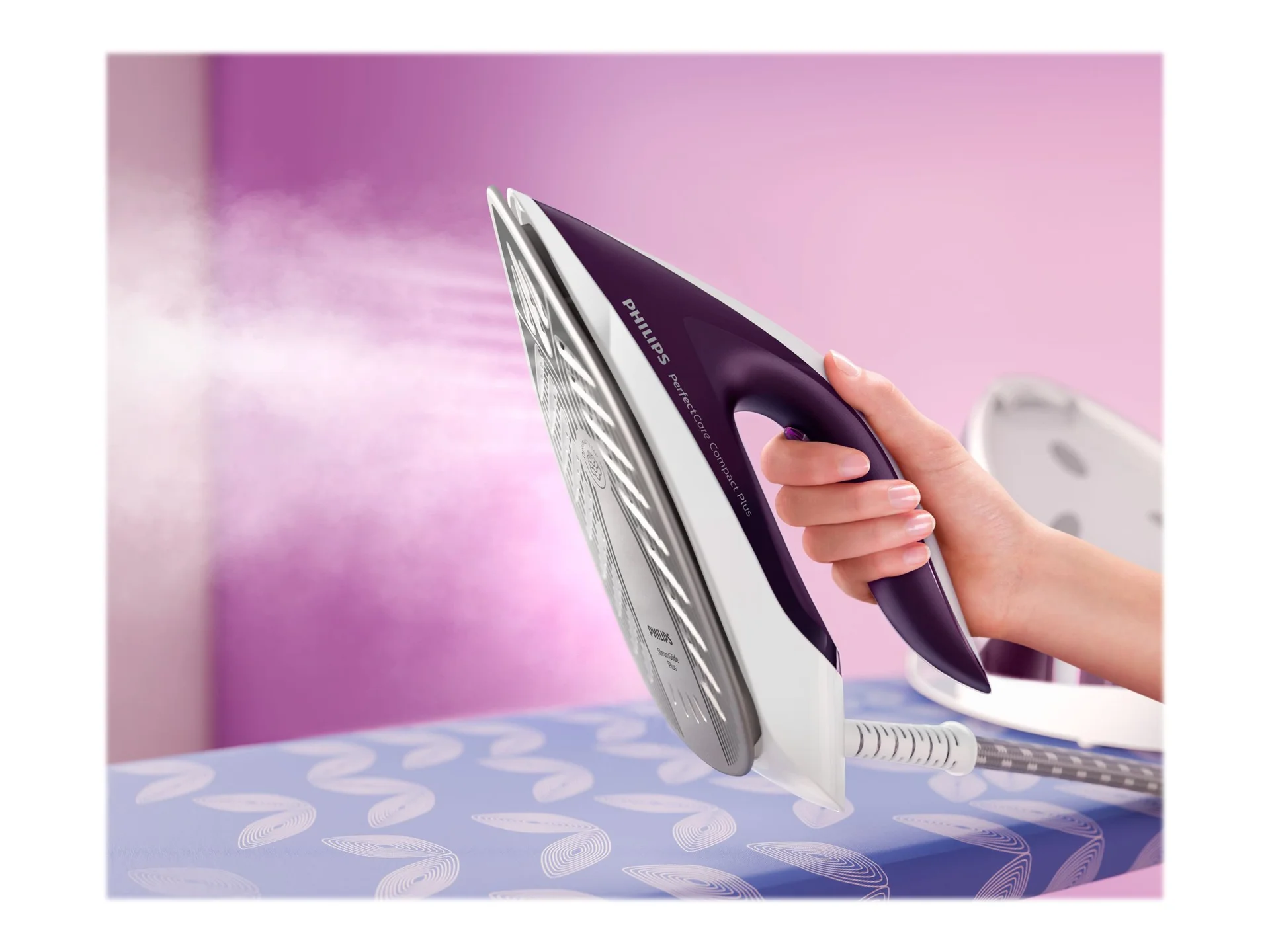 Philips Ironing System GC7933/30 PerfectCare Compact Plus 2400 W Continuous steam 120 g/min Purple - Image 14