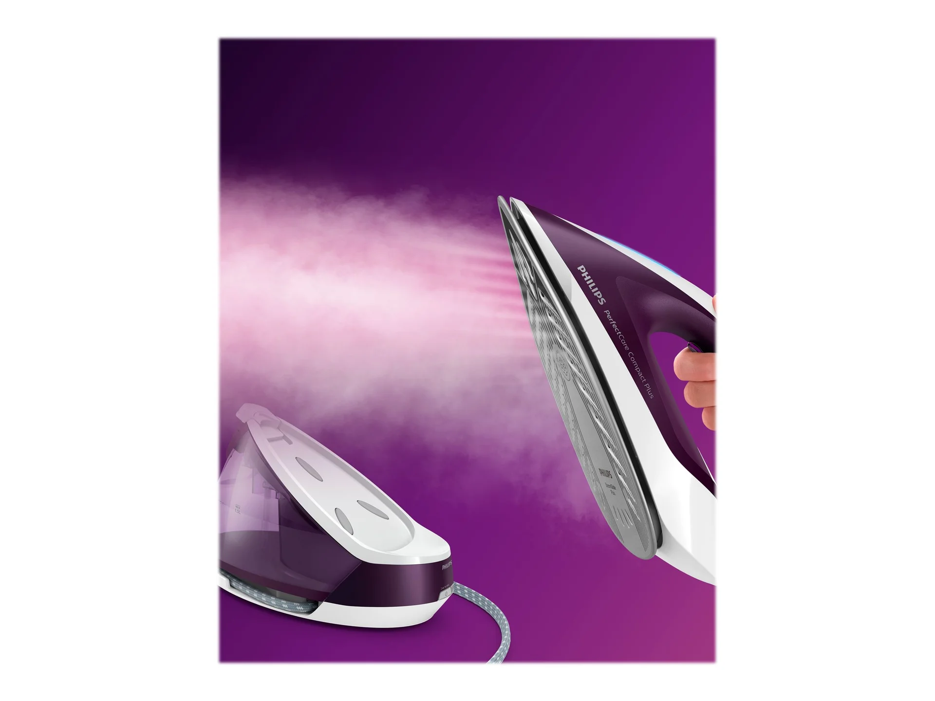 Philips Ironing System GC7933/30 PerfectCare Compact Plus 2400 W Continuous steam 120 g/min Purple - Image 16