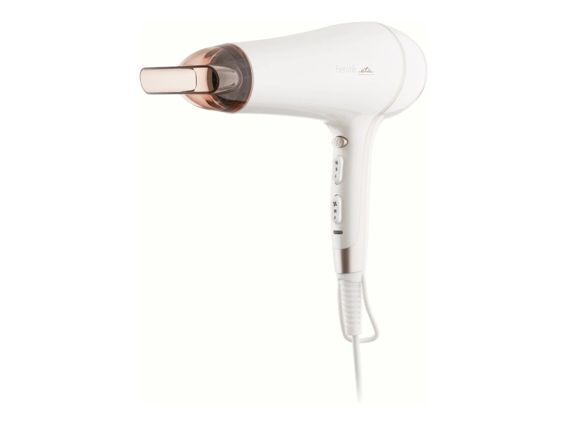 ETA   Hair Dryer   Fenite ETA732090000   2400 W   Number of temperature settings 3   Ionic function   Diffuser nozzle   White - Image 2