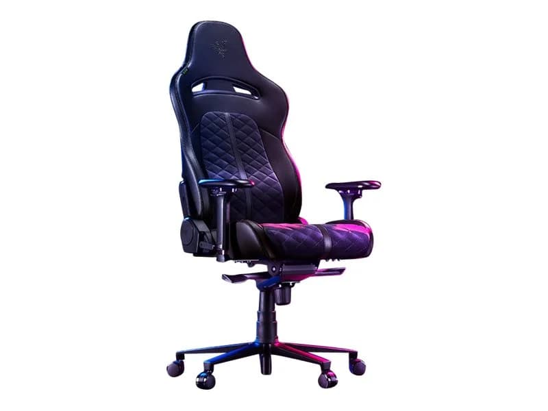Razer Enki Ergonomic Gaming Chair EPU Synthetic Leather; Steel Black - Image 2