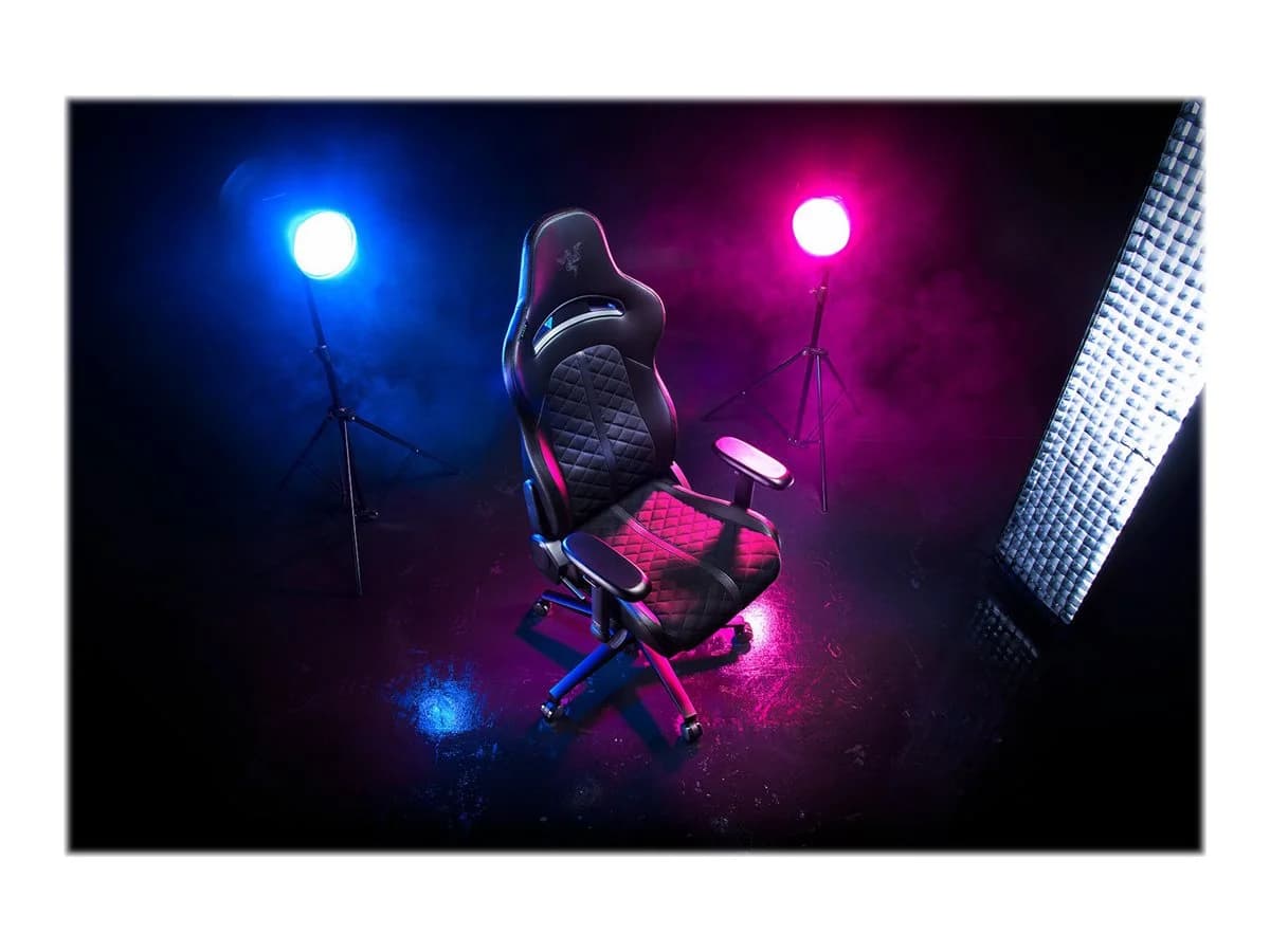Razer Enki Ergonomic Gaming Chair EPU Synthetic Leather; Steel Black - Image 8