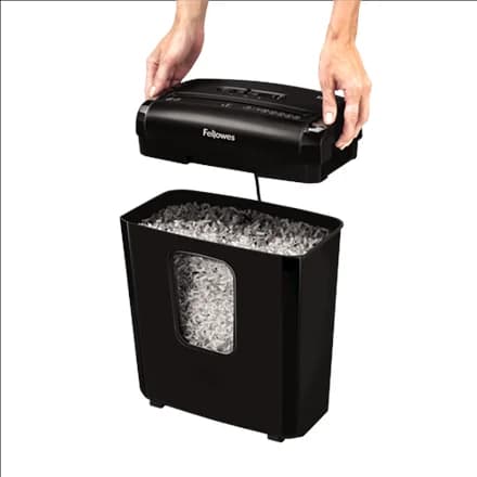 Powershred   6M   Black   13 L   Credit cards shredding   Paper handling standard/output 6 sheets per pass   Mini-Cut Shredder   Warranty 24 month(s) - Image 3