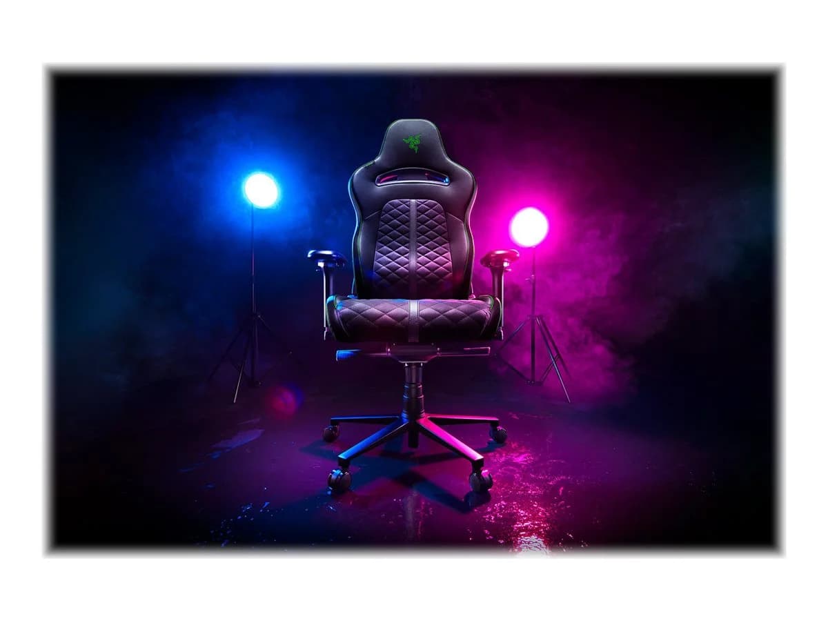 Razer Ergonomic Gaming Chair Enki EPU Synthetic Leather; Steel; Aluminium   Black/Green - Image 8