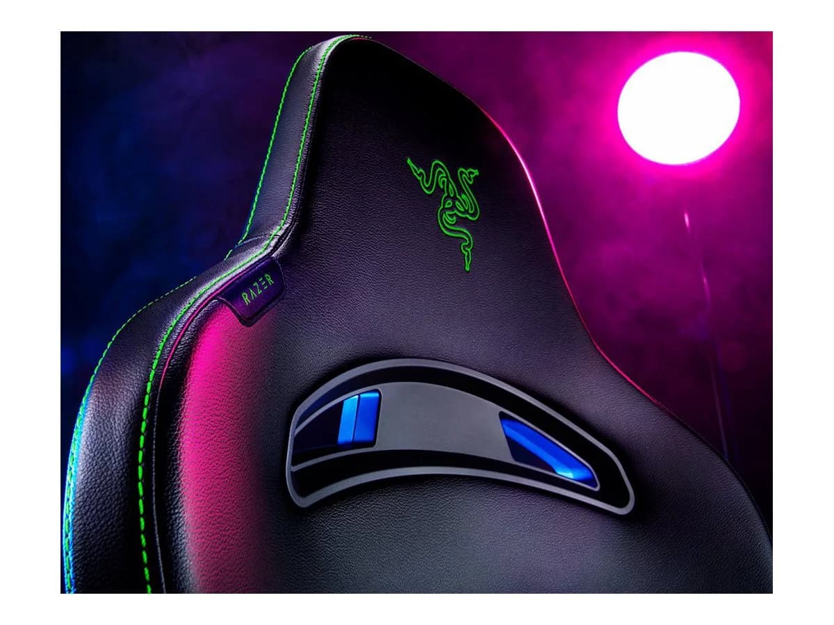 Razer Ergonomic Gaming Chair Enki X EPU Synthetic Leather; Steel; High density Polyurethane Moulded Foam Black/Green - Image 6