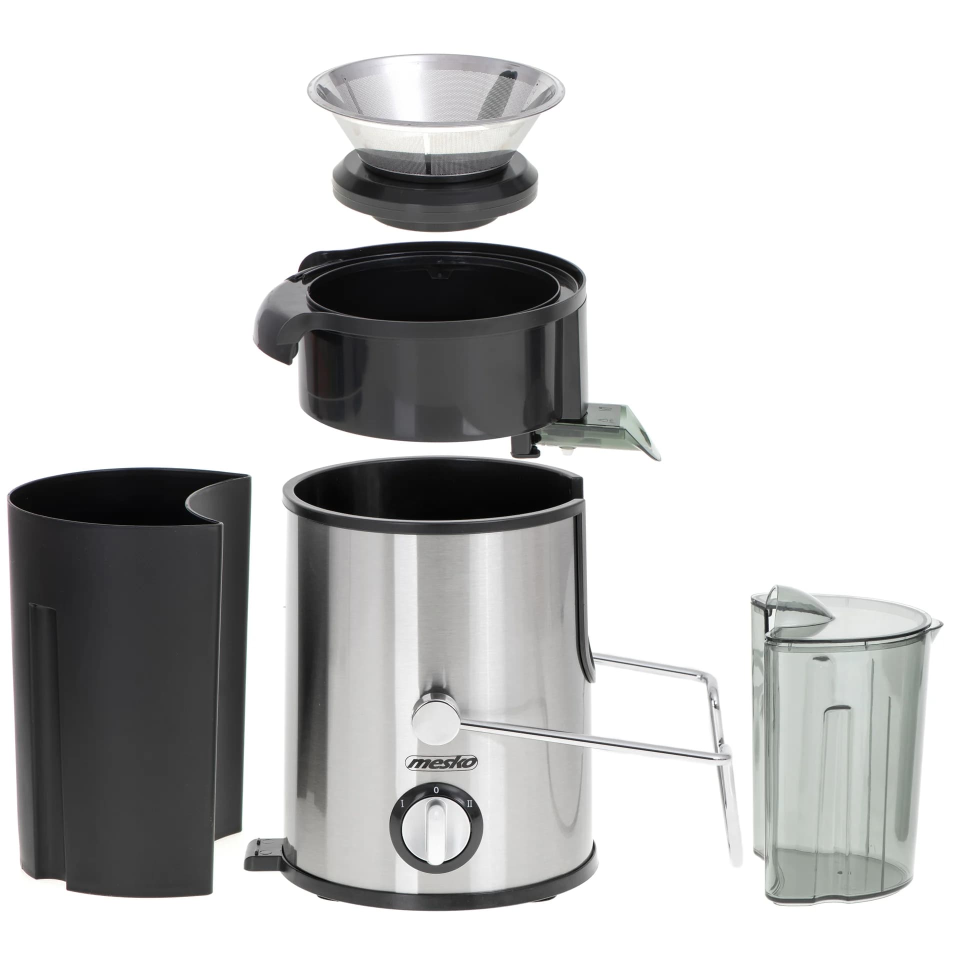 Mesko   Juicer   MS 4126b   Type Juicer maker   Stainless steel   600 W   Number of speeds 3 - Image 5