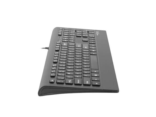Natec Keyboard, Barracuda, US Layout, Slim Natec Keyboard Barracuda Standard Wired US Black 529 g - Image 9
