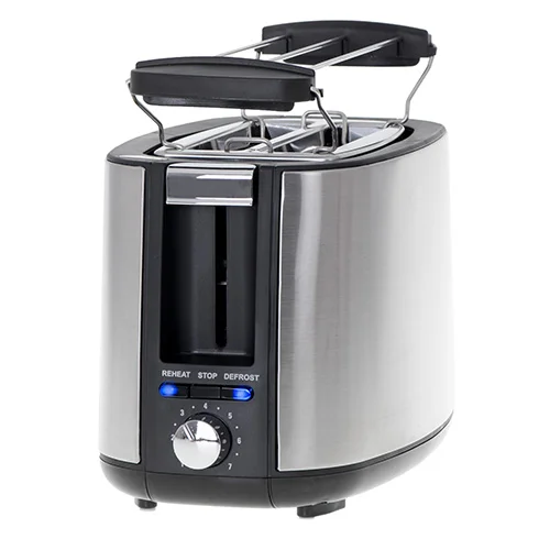 Adler   Toaster   AD 3214   Power 750 W   Number of slots 2   Housing material Stainless steel   Silver - Image 4