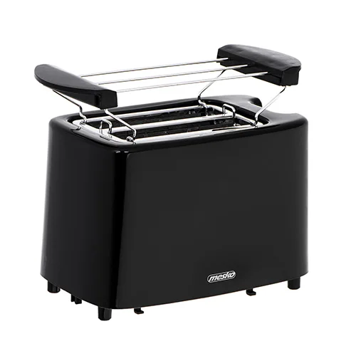 Mesko Toaster MS 3220 Power 750 W Number of slots 2 Housing material Plastic Black - Image 1