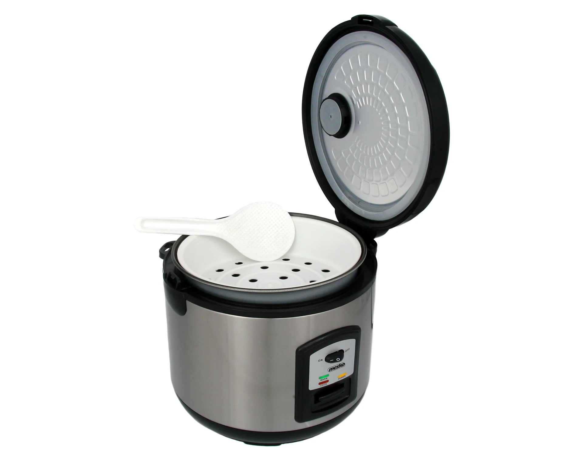 Mesko Rice cooker MS 6411 1000 W 1.5 L Black/Stainless steel - Image 5