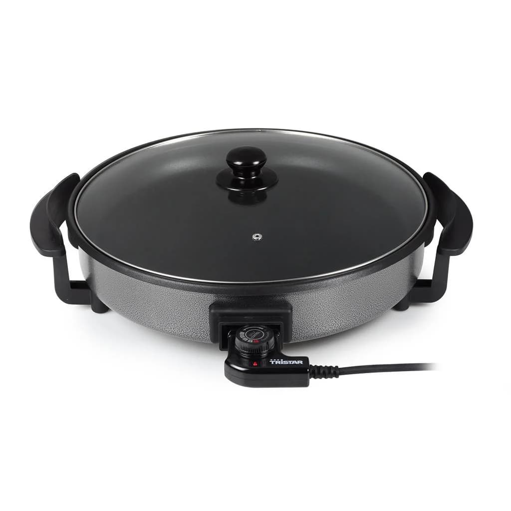 Tristar Multifunctional grill pan PZ-2964 Diameter 40 cm Grill 1500 W Lid included Fixed handle Black - Image 3
