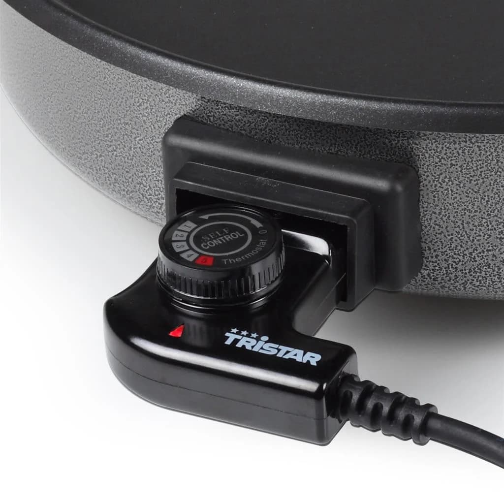 Tristar Multifunctional grill pan PZ-2964 Diameter 40 cm Grill 1500 W Lid included Fixed handle Black - Image 7