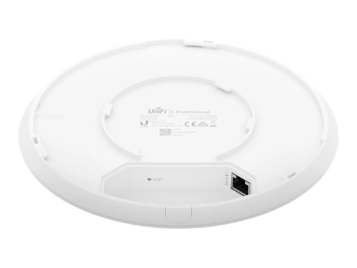 Ubiquiti   Access Point Wi-Fi 6   Unifi 6 Pro   802.11ax   2.4 GHz/5   573.5+4800 Mbit/s   Ethernet LAN (RJ-45) ports 1   MU-MiMO Yes   PoE in - Image 8