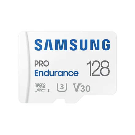 Samsung   PRO Endurance   MB-MJ128KA/EU   128 GB   MicroSD Memory Card   Flash memory class U3, V30, Class 10   SD adapter - Image 1
