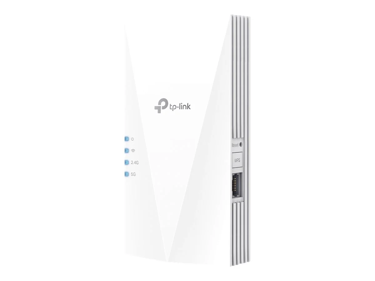 TP-LINK   AX1800 Wi-Fi 6 Range Extender   RE600X   802.11ax   2.4GHz/5GHz   Ethernet LAN (RJ-45) ports 1   MU-MiMO Yes   no PoE   Antenna type 2xInternal - Image 2