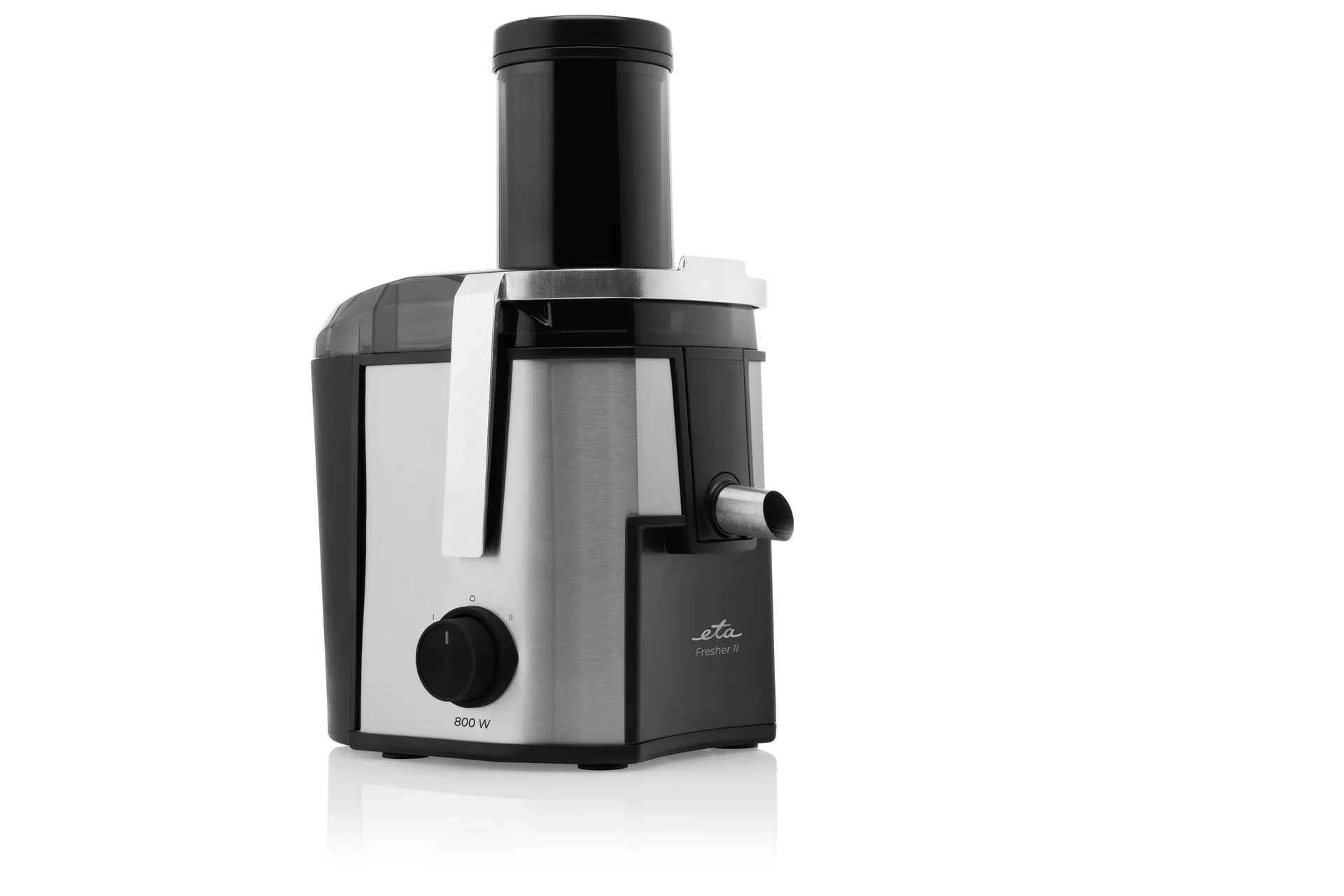 ETA   Juicer   Fresher II ETA503290000   Type Centrifugal   Silver/Black   800 W   Number of speeds 2   19000 RPM - Image 1