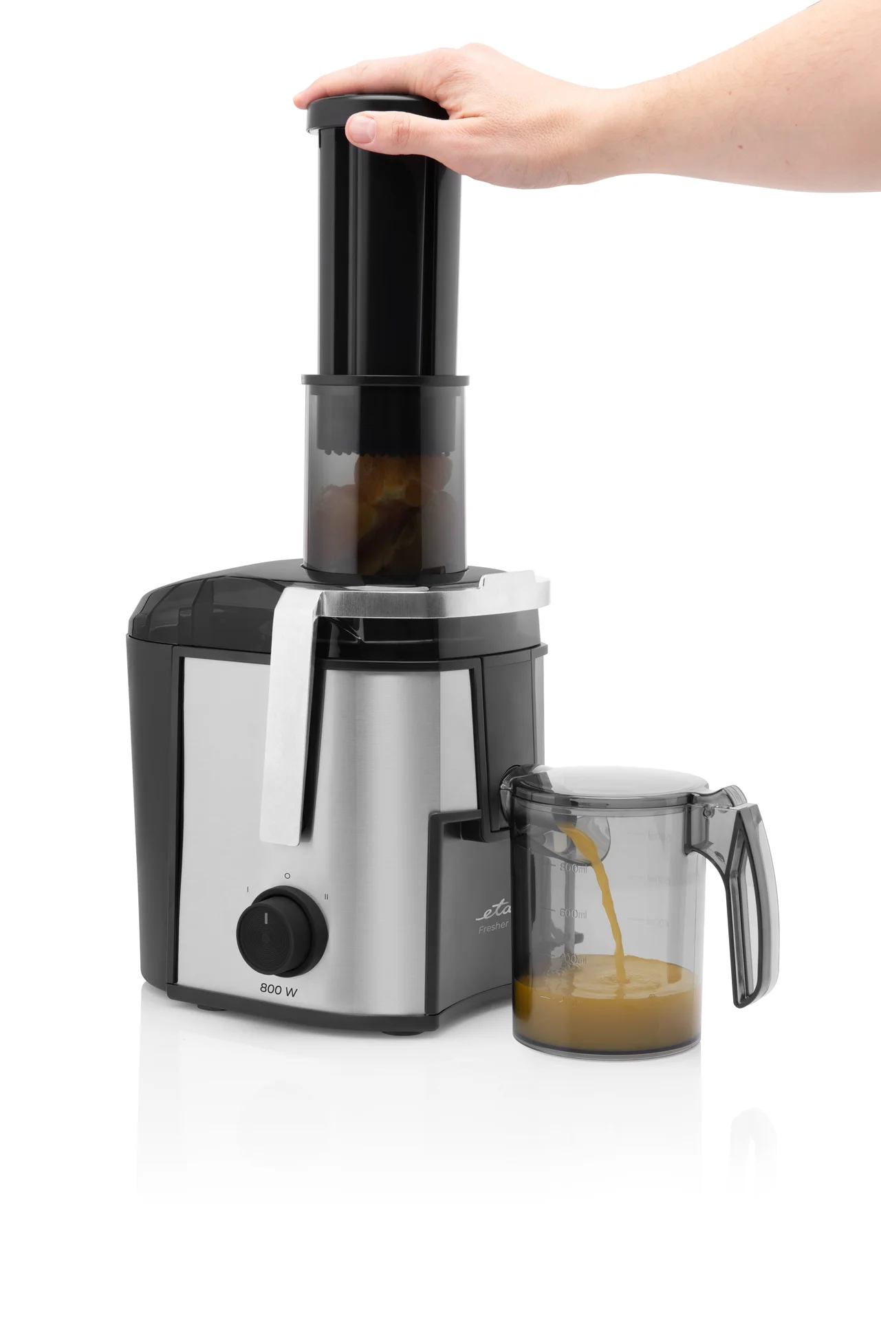 ETA   Juicer   Fresher II ETA503290000   Type Centrifugal   Silver/Black   800 W   Number of speeds 2   19000 RPM - Image 5