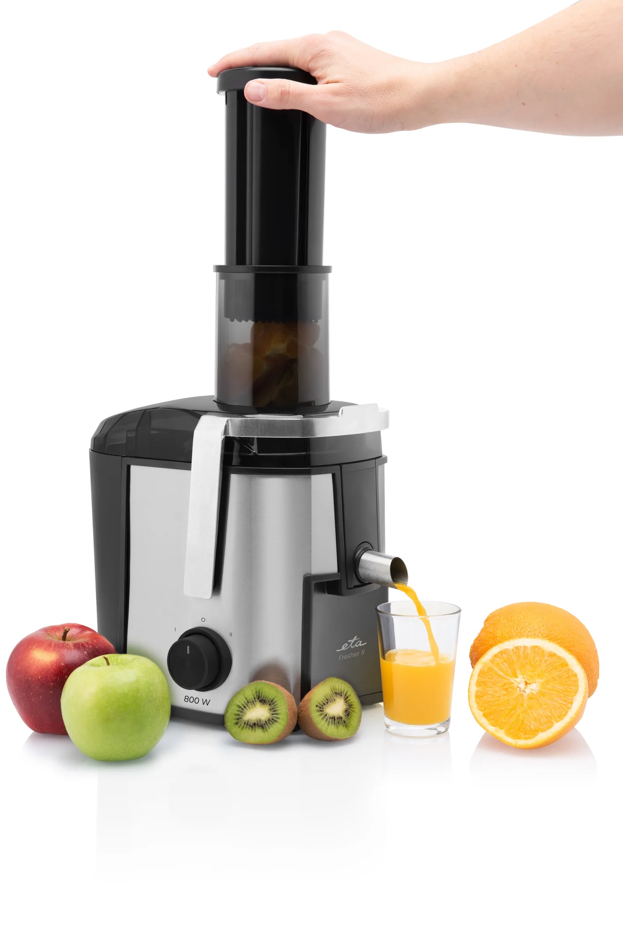 ETA   Juicer   Fresher II ETA503290000   Type Centrifugal   Silver/Black   800 W   Number of speeds 2   19000 RPM - Image 6