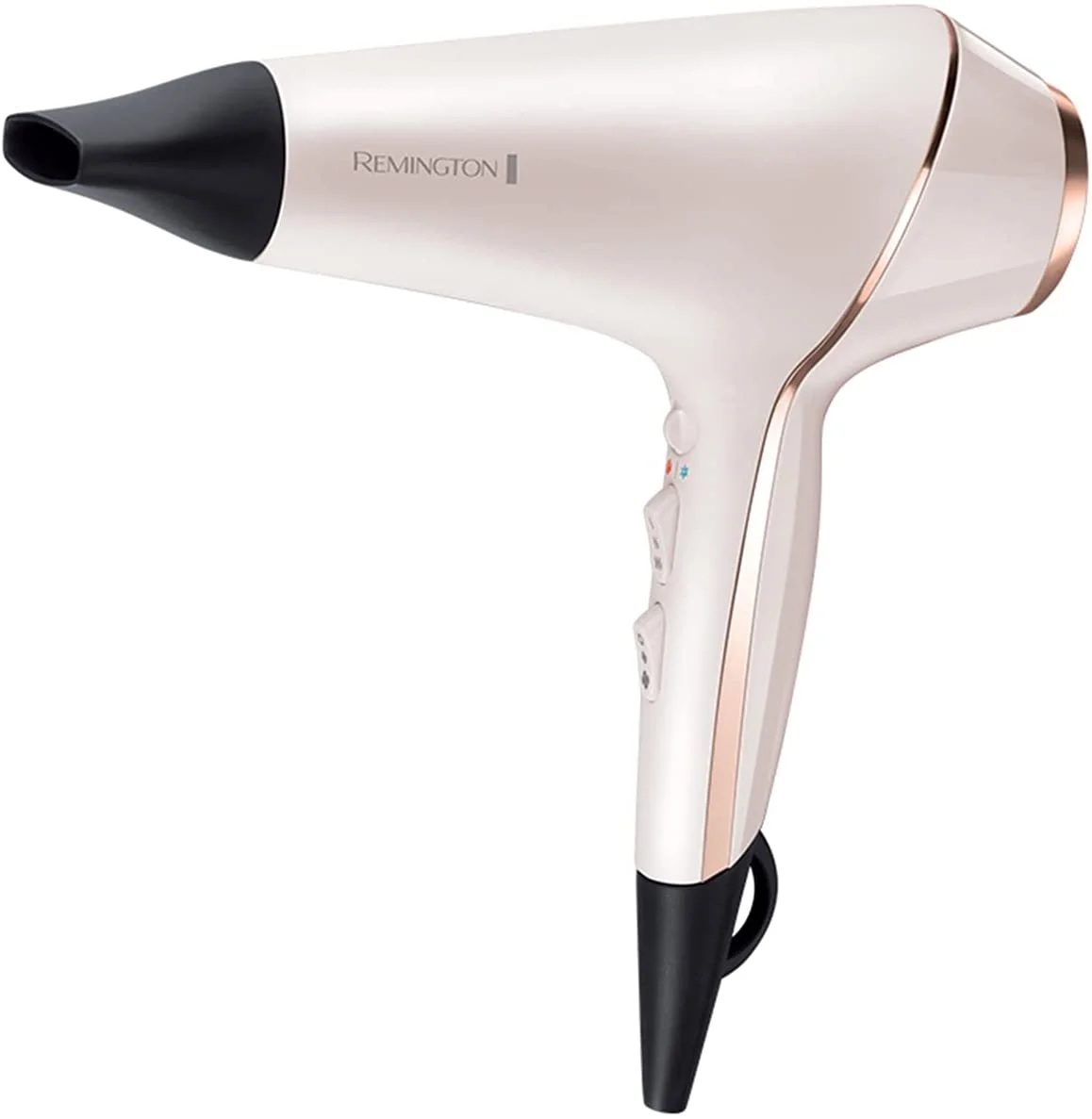 Remington   Hair dryer   ProLuxe AC9140   2400 W   Number of temperature settings 3   Ionic function   Diffuser nozzle   White/Gold/Black - Image 3