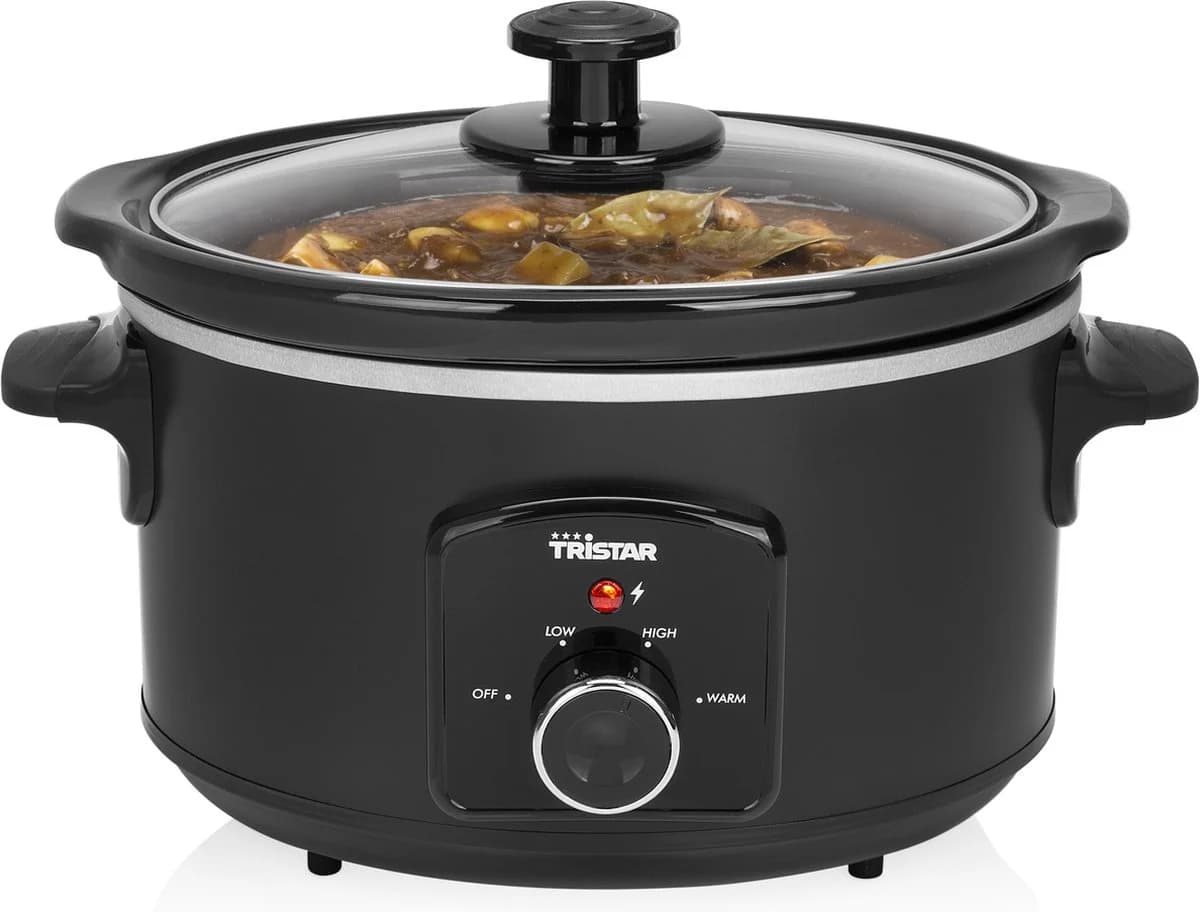 Tristar Slowcooker VS-3915 180 W 3.5 L Number of programs 3 Black - Image 1