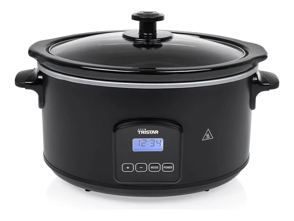 Tristar Digital Slowcooker VS-3920 210 W Stainless steel 4.5 L Number of programs 4 Black - Image 2