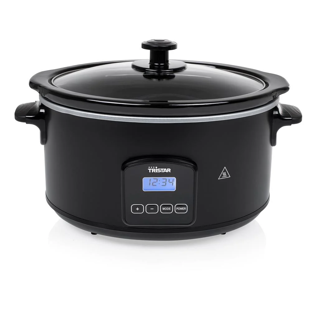 Tristar Digital Slowcooker VS-3920 210 W Stainless steel 4.5 L Number of programs 4 Black - Image 3