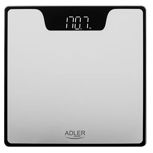Adler   Bathroom Scale   AD 8174s   Maximum weight (capacity) 180 kg   Accuracy 100 g   Silver - Image 1