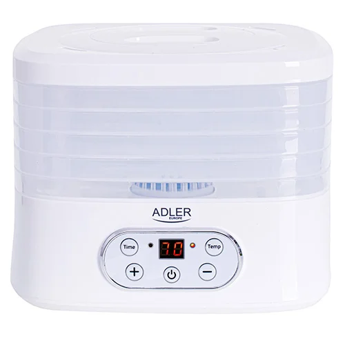 Adler   Food Dehydrator   AD 6658   Power 230 W   Number of trays 5   Temperature control   Integrated timer   White - Image 4