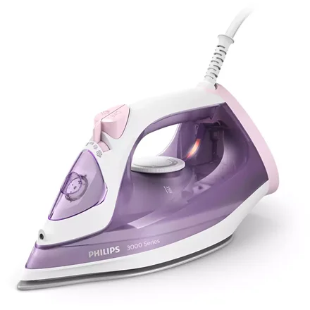 Philips DST3010/30 3000 Series Steam Iron 2000 W Water tank capacity 300 ml Continuous steam 30 g/min Purple/White - Image 1