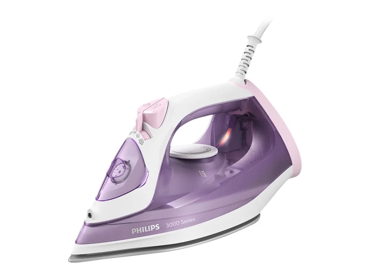 Philips DST3010/30 3000 Series Steam Iron 2000 W Water tank capacity 300 ml Continuous steam 30 g/min Purple/White - Image 2