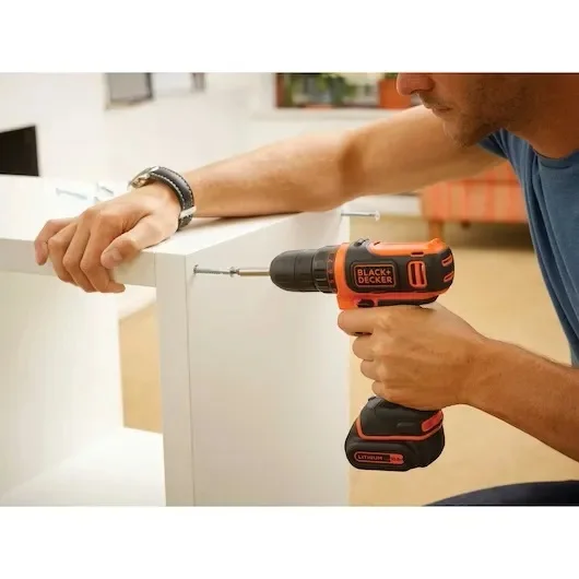 BLACK & DECKER Drill Driver, 10.8 V, 1x1.5 Ah BDCDD12-QW - Image 5