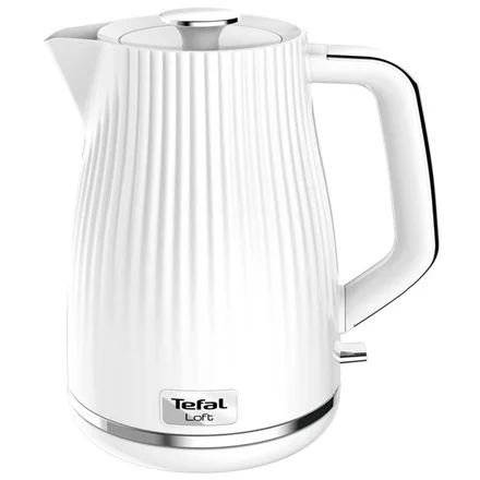 TEFAL Electric Kettle KO250130 Electric 2400 W 1.7 L Plastic 360° rotational base White - Image 1