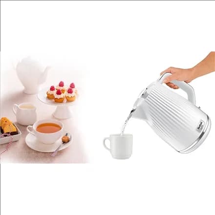 TEFAL Electric Kettle KO250130 Electric 2400 W 1.7 L Plastic 360° rotational base White - Image 7