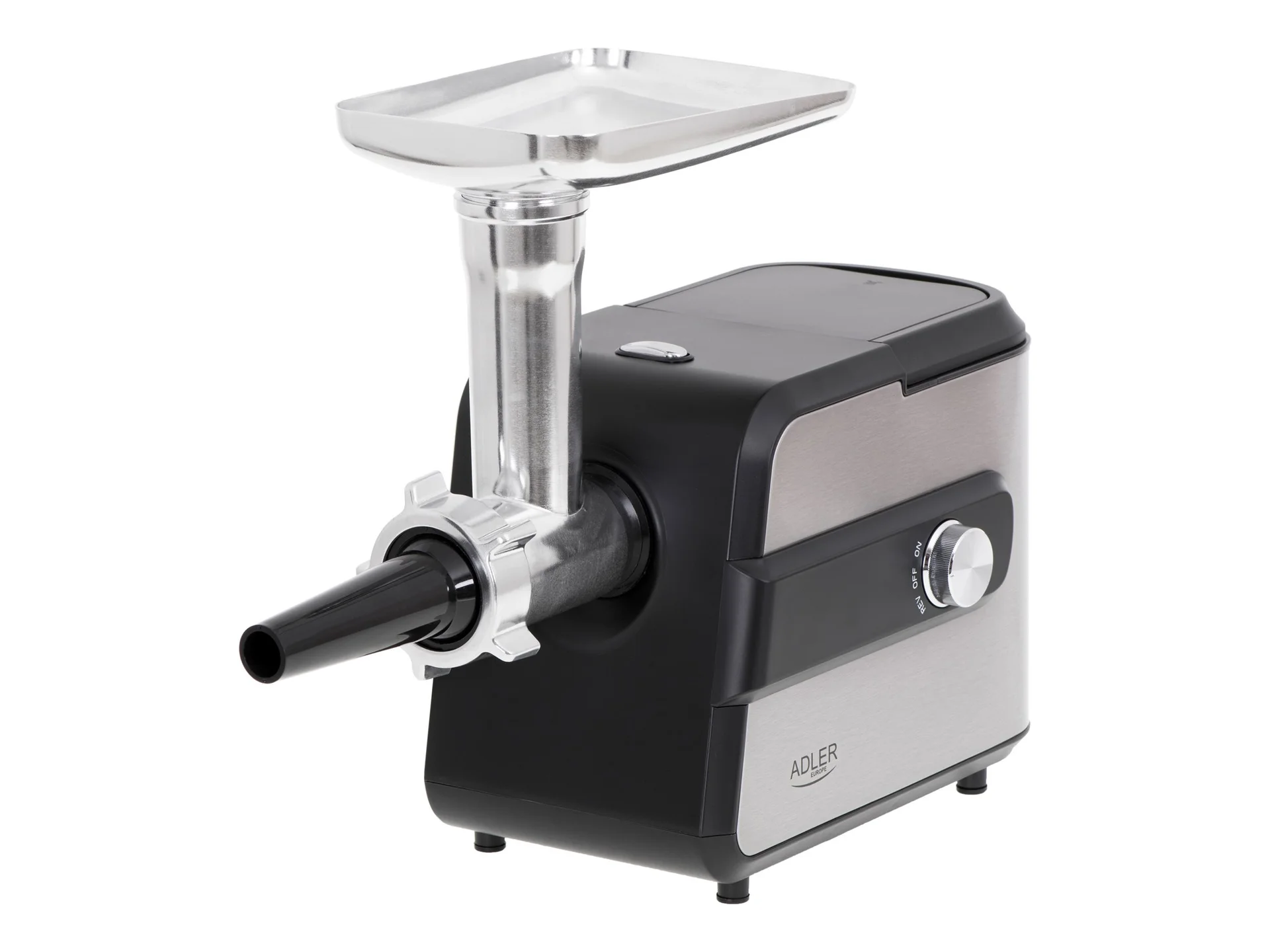 Adler   Meat mincer with a shredder   AD 4813   Silver/Black   600 W   Number of speeds 2   Throughput (kg/min) 1 - Image 2