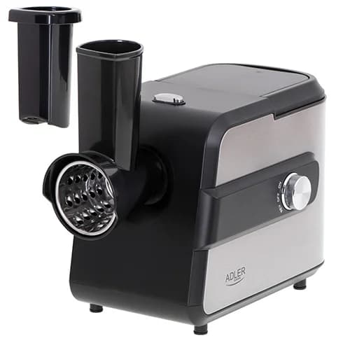 Adler   Meat mincer with a shredder   AD 4813   Silver/Black   600 W   Number of speeds 2   Throughput (kg/min) 1 - Image 3
