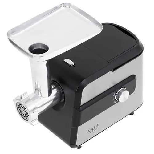 Adler   Meat mincer with a shredder   AD 4813   Silver/Black   600 W   Number of speeds 2   Throughput (kg/min) 1 - Image 4