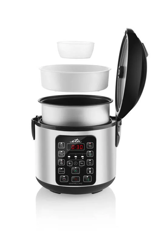 ETA   Rice cooker   ETA413190000 Granellino   500 W   1.5 L   Number of programs 9   Stainless steel/Black - Image 4