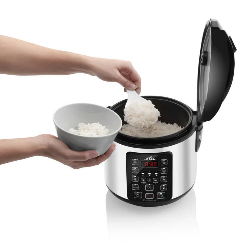 ETA   Rice cooker   ETA413190000 Granellino   500 W   1.5 L   Number of programs 9   Stainless steel/Black - Image 6