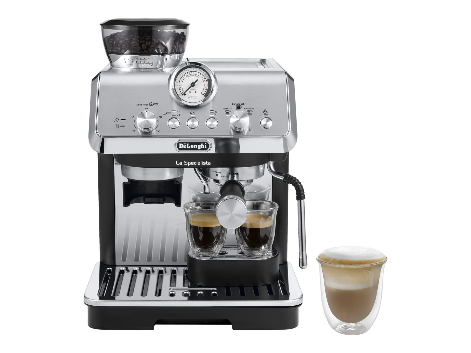 Delonghi Coffee machine EC9155.MB Pump pressure 15 bar Built-in milk frother Manual Metal Black 1400 W - Image 1