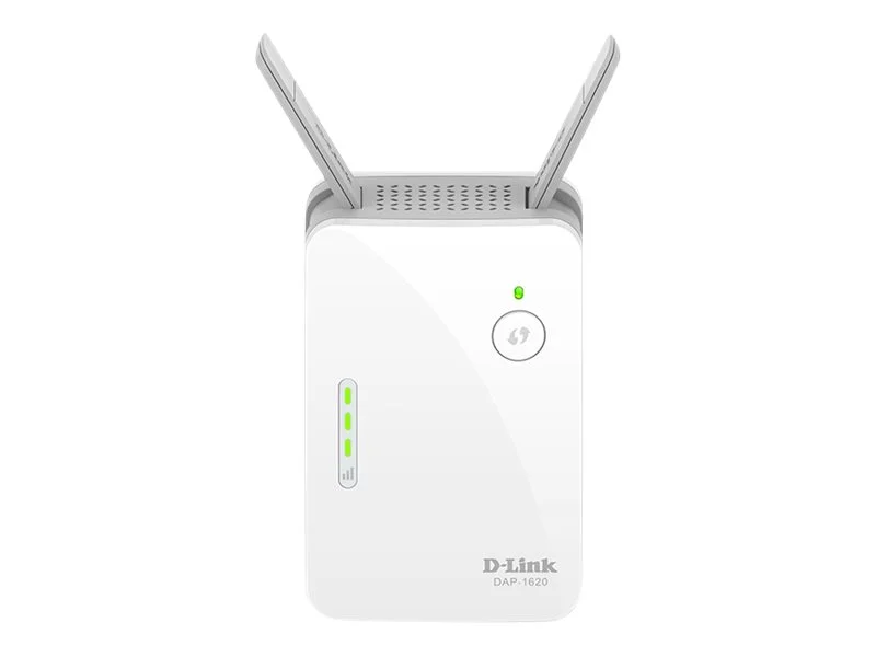 D-Link   AC1300 Wi-Fi Range Extender   DAP-1620   802.11ac   Mesh Support No   400+867 Mbit/s   10/100/1000 Mbit/s   Ethernet LAN (RJ-45) ports 1   No mobile broadband   MU-MiMO No   Antenna type External - Image 10