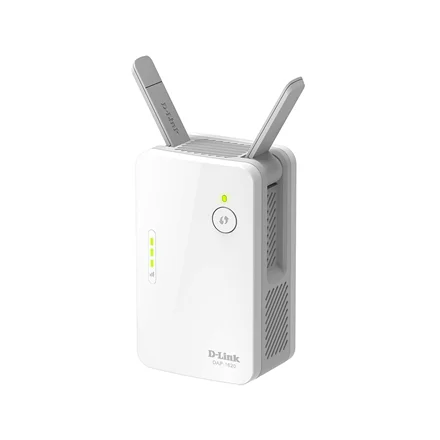 D-Link   AC1300 Wi-Fi Range Extender   DAP-1620   802.11ac   Mesh Support No   400+867 Mbit/s   10/100/1000 Mbit/s   Ethernet LAN (RJ-45) ports 1   No mobile broadband   MU-MiMO No   Antenna type External - Image 6